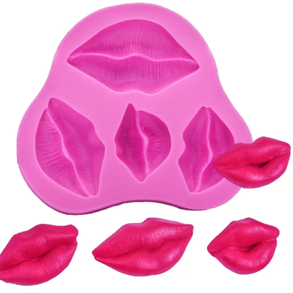 Silicone Mold Kissable Lips💋